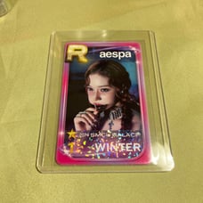 aespa Winter trading card SMTOWN Superstar SuperM