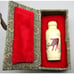 Hand Painted Fish & Engraved Bone and Horn Snuff Bottle w/ Box