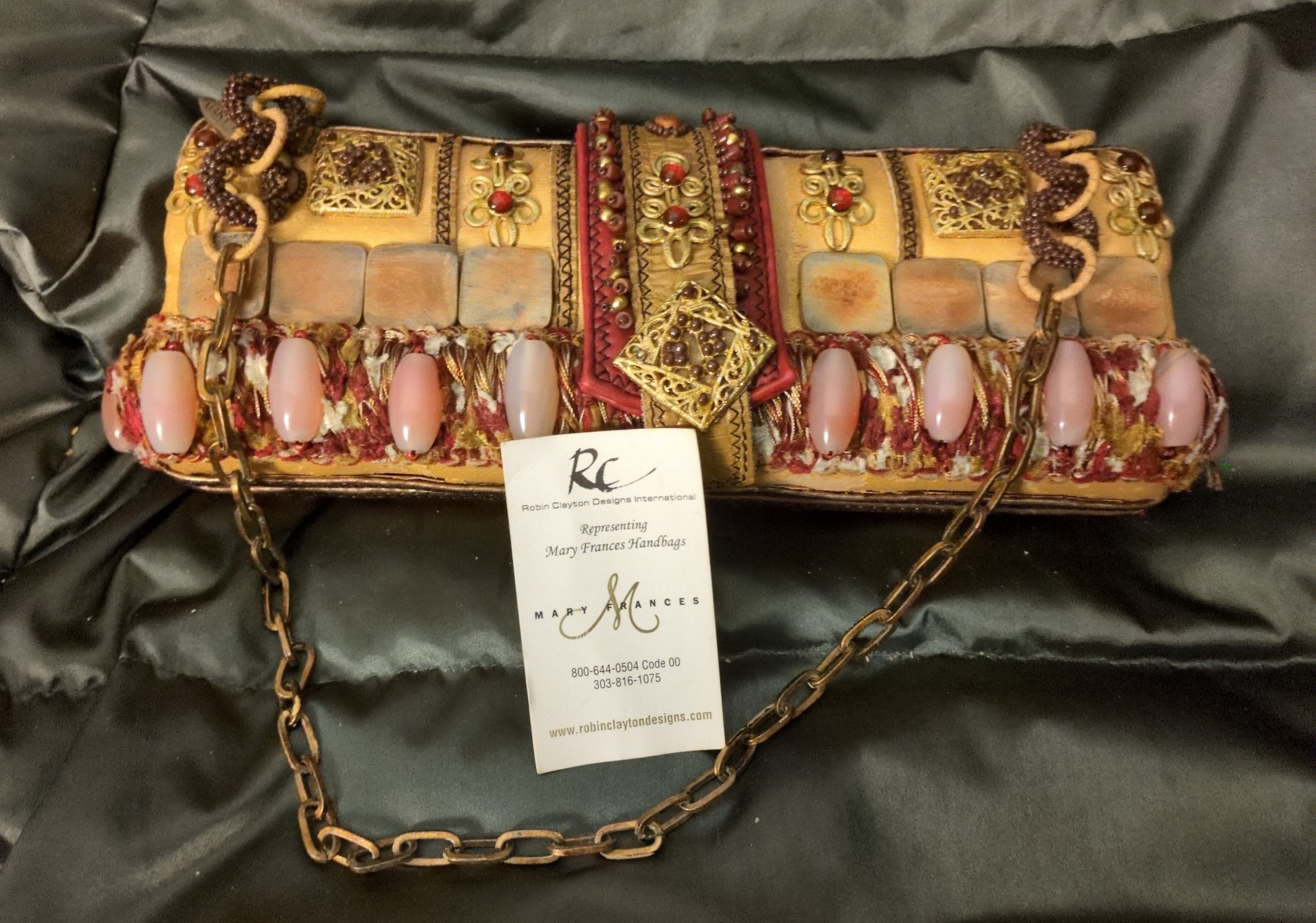 Mary Frances Handbag with Gems and Stones