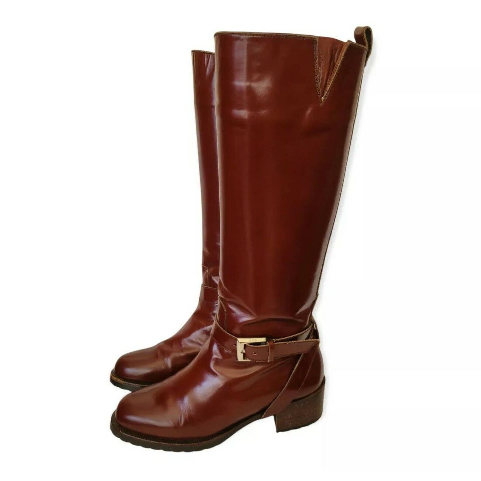 Warren Edwards Susan Bennis Stunning Riding Boots Size 7.5 - Hand Made Italy
