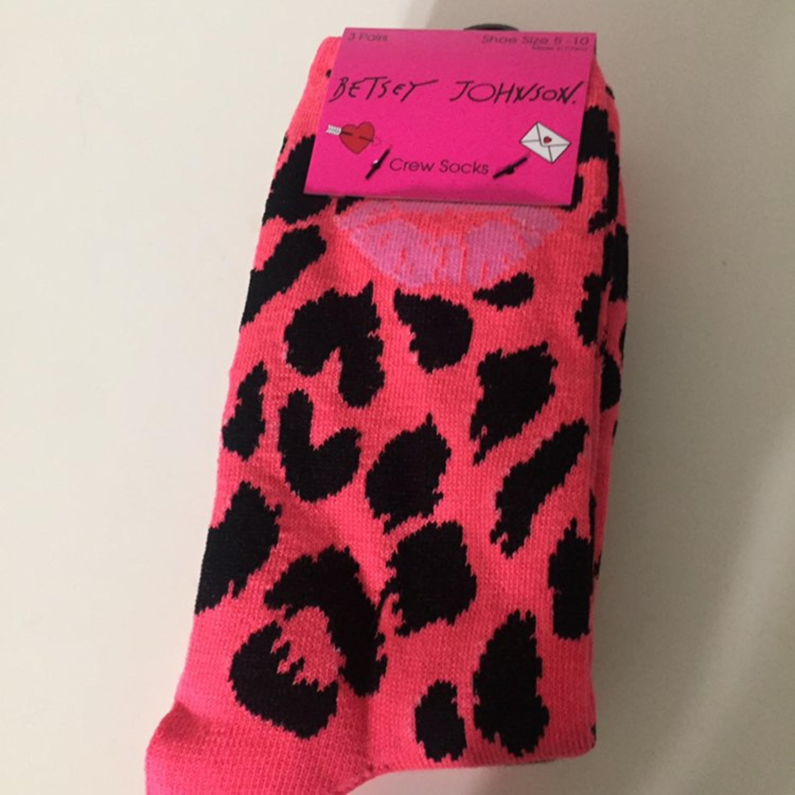 Betsey johnson socks, nwt
