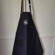 High Quality Peet's Coffee Barista Employee Apron with Pockets 100% Cotton Black