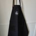 High Quality Peet's Coffee Barista Employee Apron with Pockets 100% Cotton Black