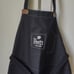 High Quality Peet's Coffee Barista Employee Apron with Pockets 100% Cotton Black