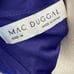 Mac Duggal formal dress maxi purple one shoulder high slit Medium NWT