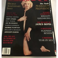 Marilyn monroe playboy Holiday Anniversary issue January 1997 new