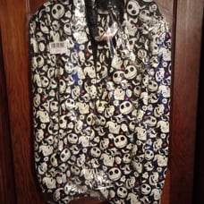 Nightmare Before Christmas suit jacket and tie