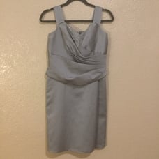 ADULT PLATINUM COLOR FORMAL DRESS