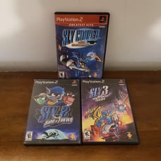 Sly Cooper 1, 2 and 3 (TRILOGY) For Playstation 2