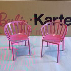 Pair of Barbie x Kartell Chairs