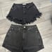2 pair black garage Jean Shorts sz 9