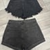 2 pair black garage Jean Shorts sz 9
