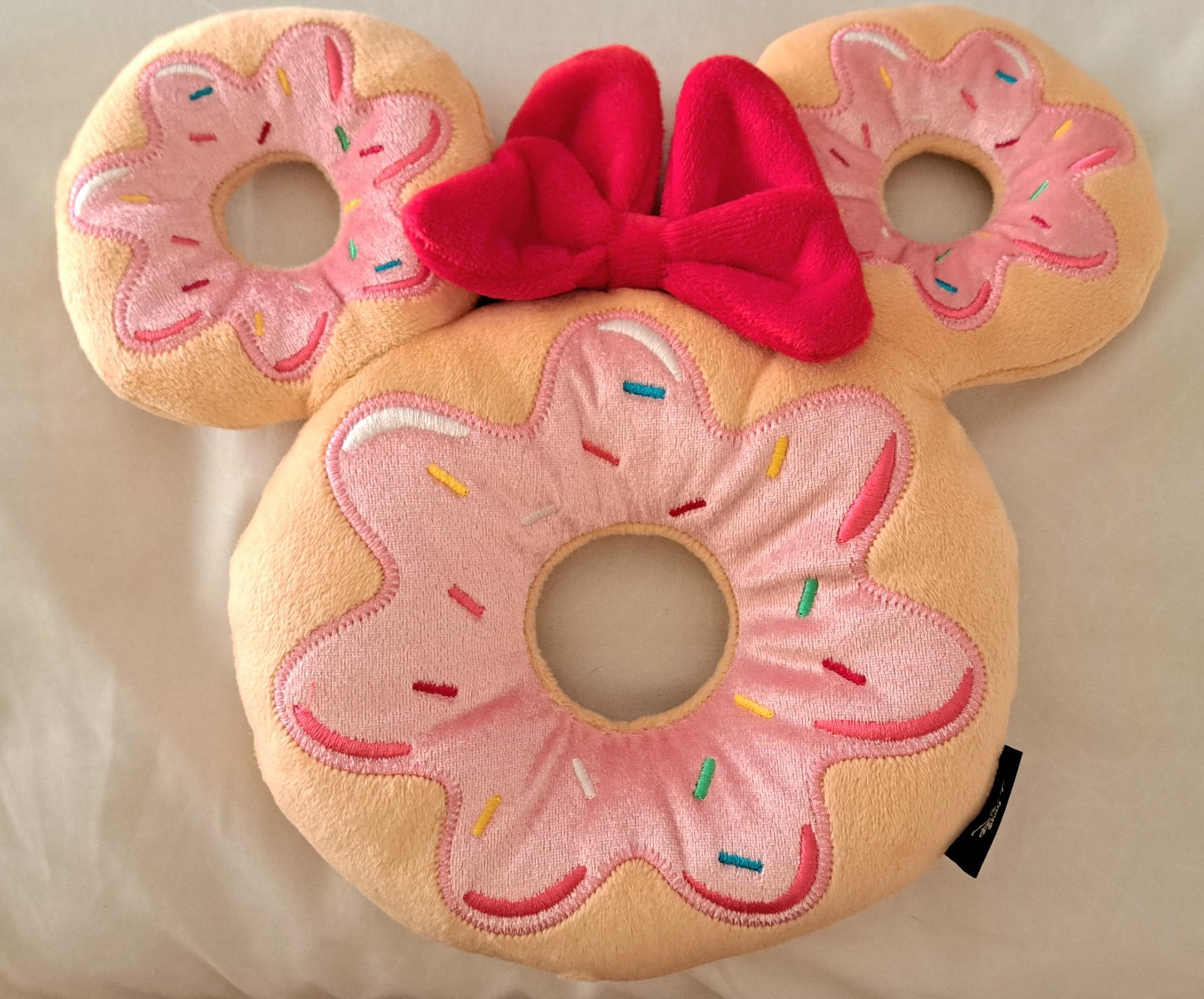 Minnie Mouse Donut Plush Dog Puppy Chew Toy- Chewy Disney