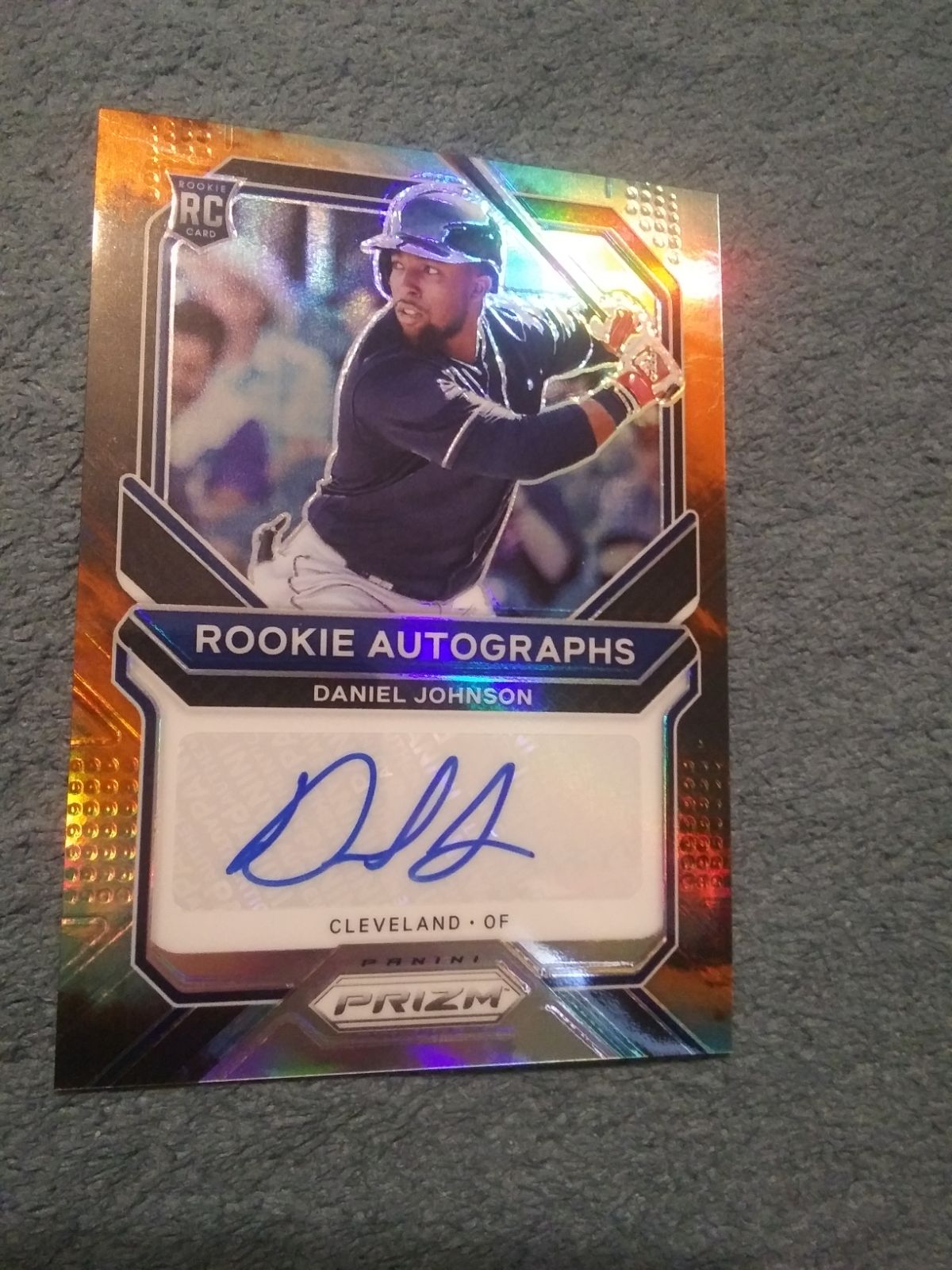 Daniel Johnson /50 Prizm Rookie Autograp