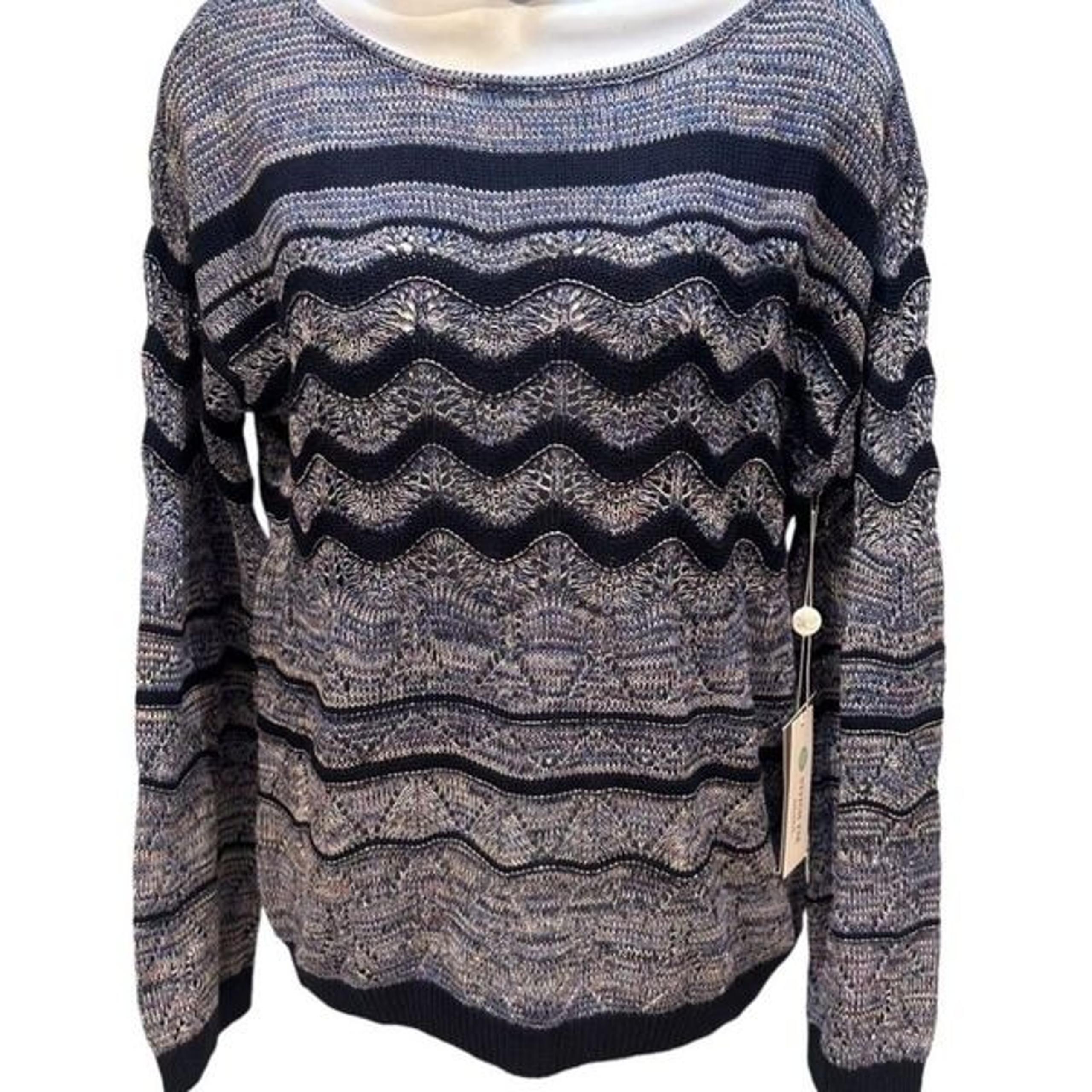 Stitch Fix x Evolution by Cyrus Blue Sweater Size Small New with Tags