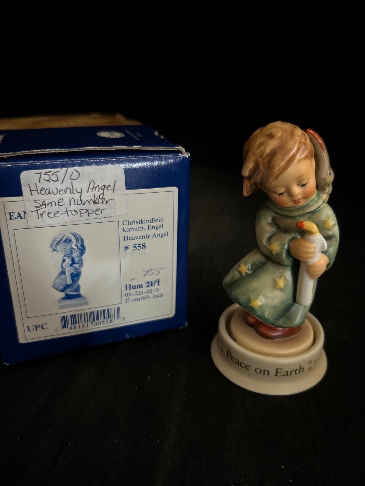 Heavenly Angel Hummel w/ ROUND Base