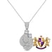 Genuine Sterling Silver Boxing Gloves Sports Unisex Charm Pendant Small 1.65''