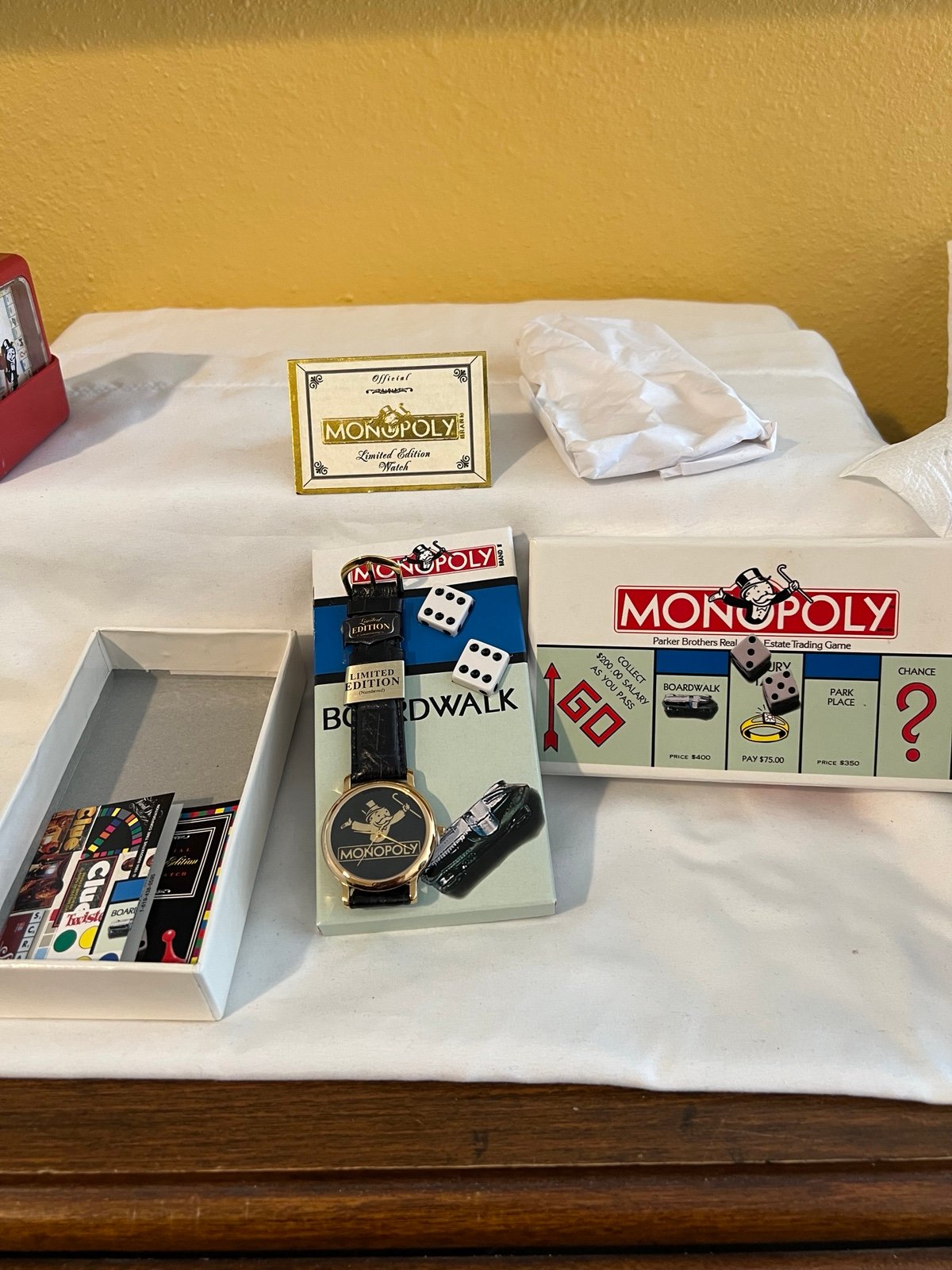 Monopoly Boardwalk Watch Gold