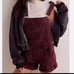 NWOT - FREE PEOPLE “Ziggy” Denim Shortalls/Overalls