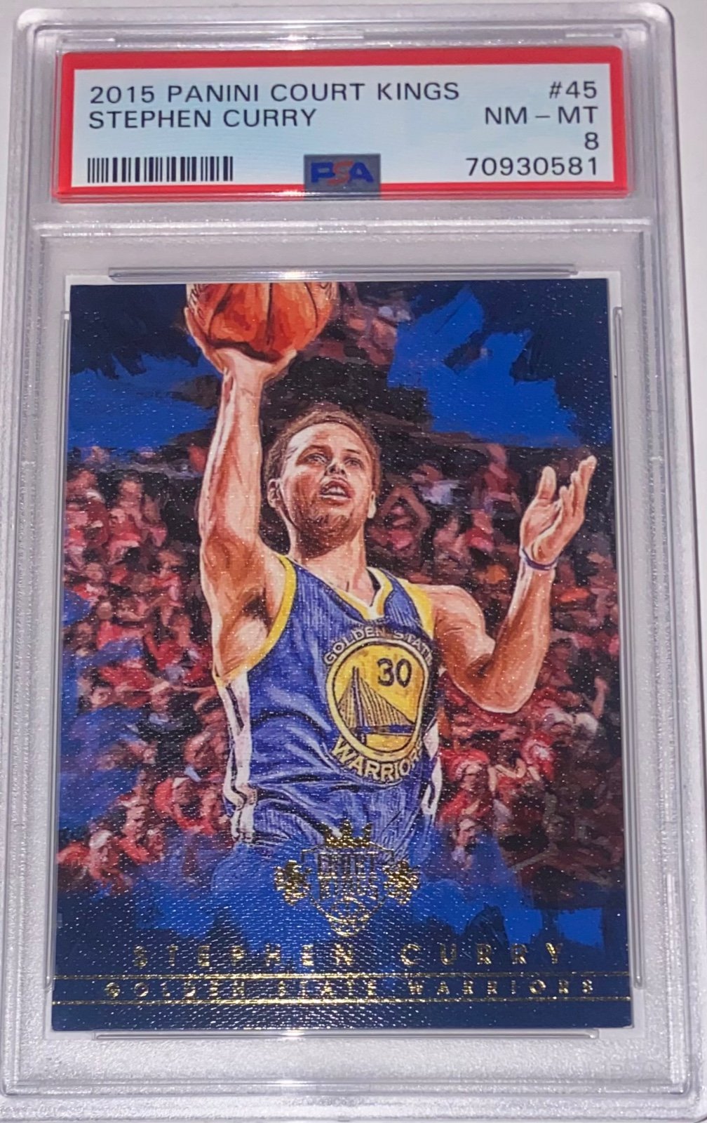 2015-16 Panini Court Kings STEPHEN CURRY PSA 8 POP 1 RARE CHAMPS