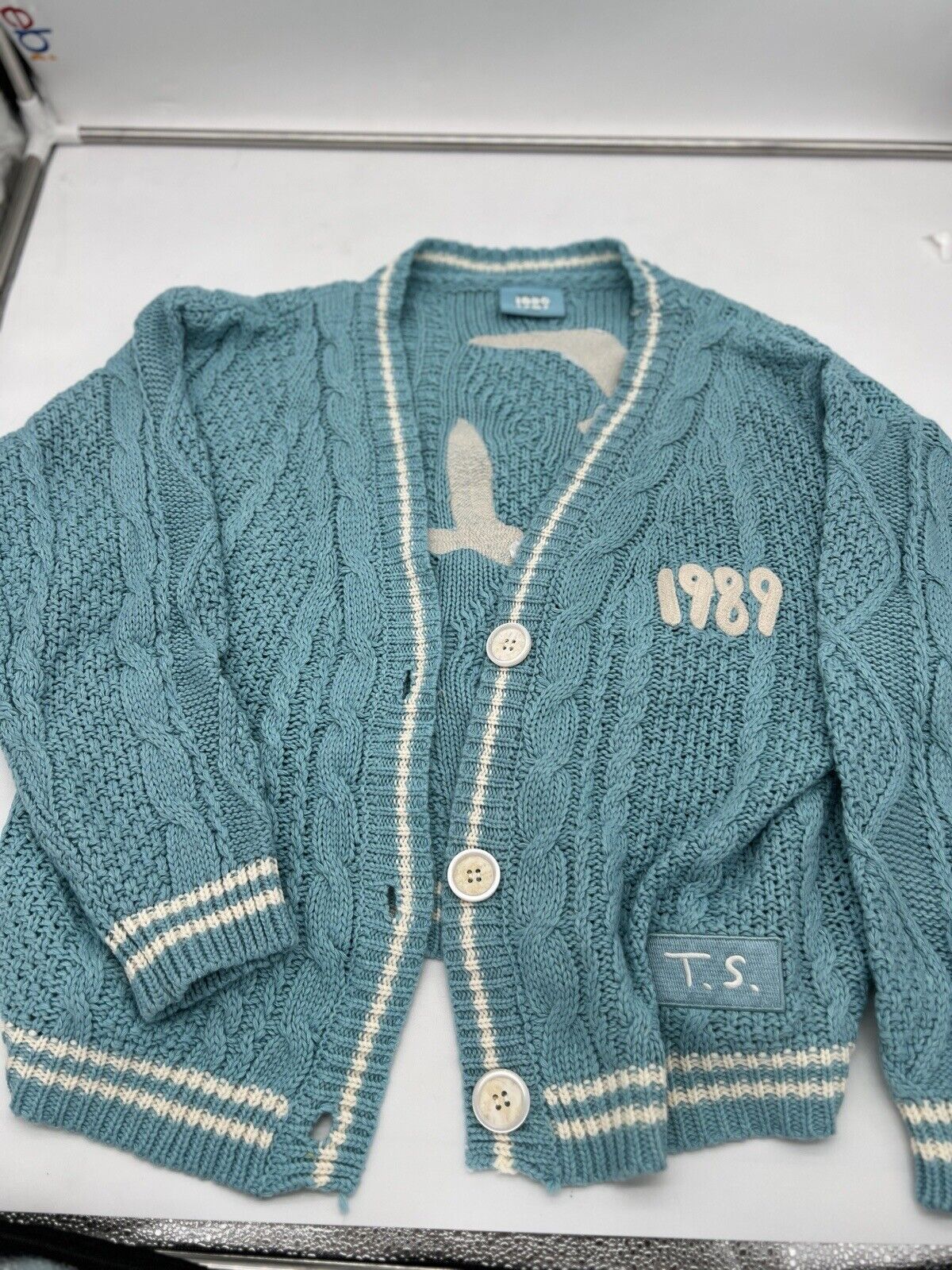 1989 Taylor's Light Baby Blue Cardigan Size XS/S Taylor Swift XS S Small