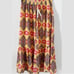 NWT Tory Burch Yellow/Brown/Red Patterned Lined Midi Skirt