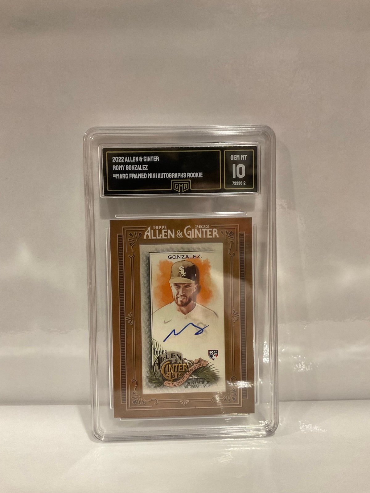 2022 ALLEN & GINTER ROMY GONZALEZ #MARG FRAMED MINI AUTOGRAPHS ROOKIE