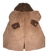 Women's Coat Outwear Natural Nubuck Soft Suede Skin Winter Warm Sz L XL