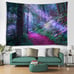 Forest Print Fabric Tapestry Decorative Wall Art