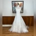 Beautiful David’s Bridal Embroidered Organza Wedding Gown!
