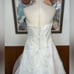 Beautiful David’s Bridal Embroidered Organza Wedding Gown!