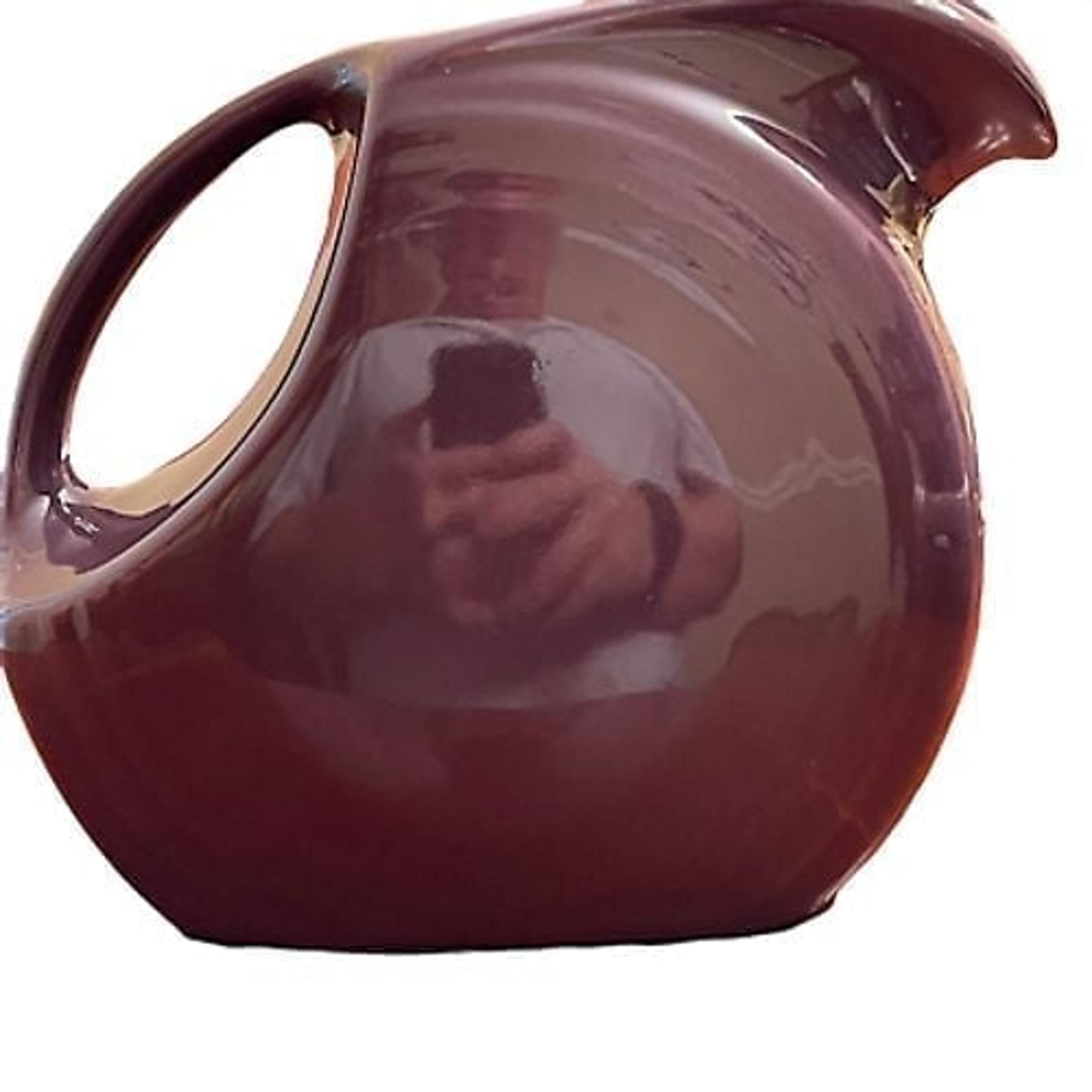 Fiestaware Lilac Disc Pitcher 67oz Mulberry Pottery Vase 8 X 7.25 X 4.5