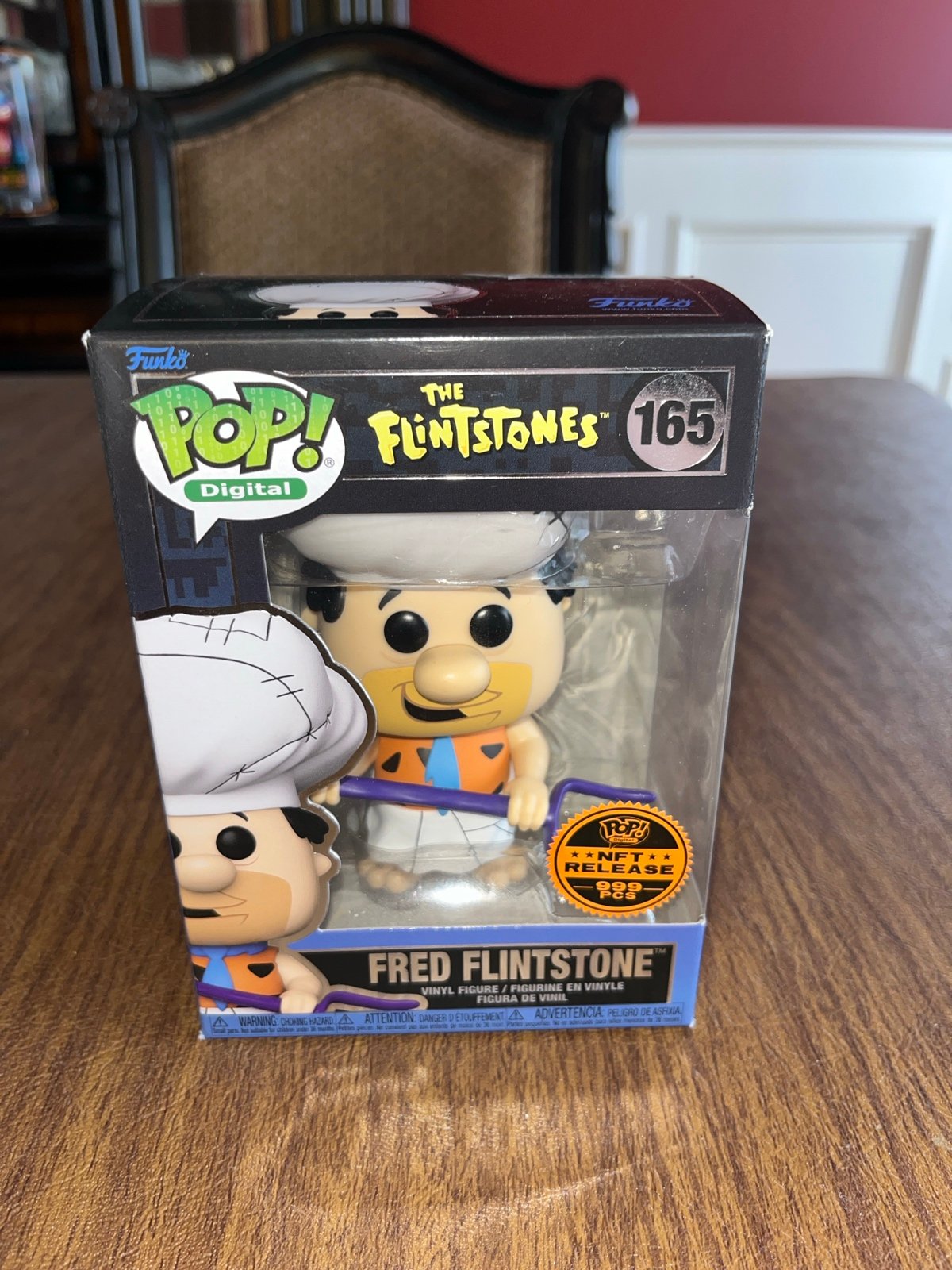 Fred Flintstone Funko Pop The Flintstones NFT 999 Pcs 165 Bobbleheads