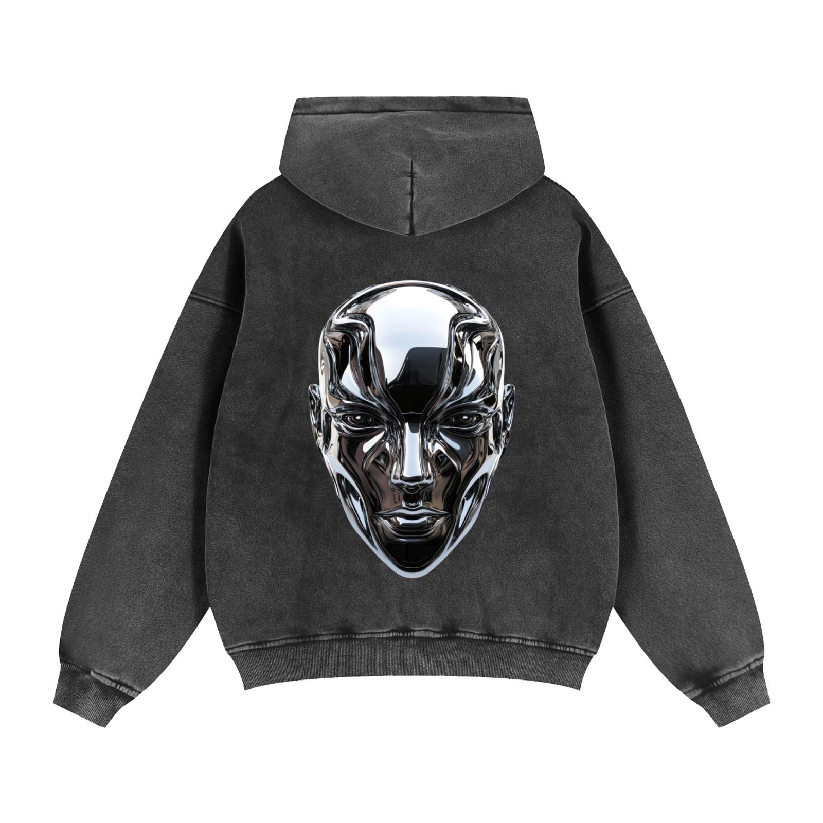 MACHINE MIND Y2K BOXY ZIP HOODIE