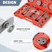 24Pcs Universal Disc Brake Caliper Piston Compressor Wind Back Repair - NEW!