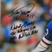 Buffalo Bills 11x14 Photo Scott Norwood Signed Autograph nobody circles the wago