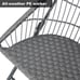 4Piece All-Weather Wicker Patio Sets with Steel Frame