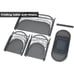 4Piece All-Weather Wicker Patio Sets with Steel Frame