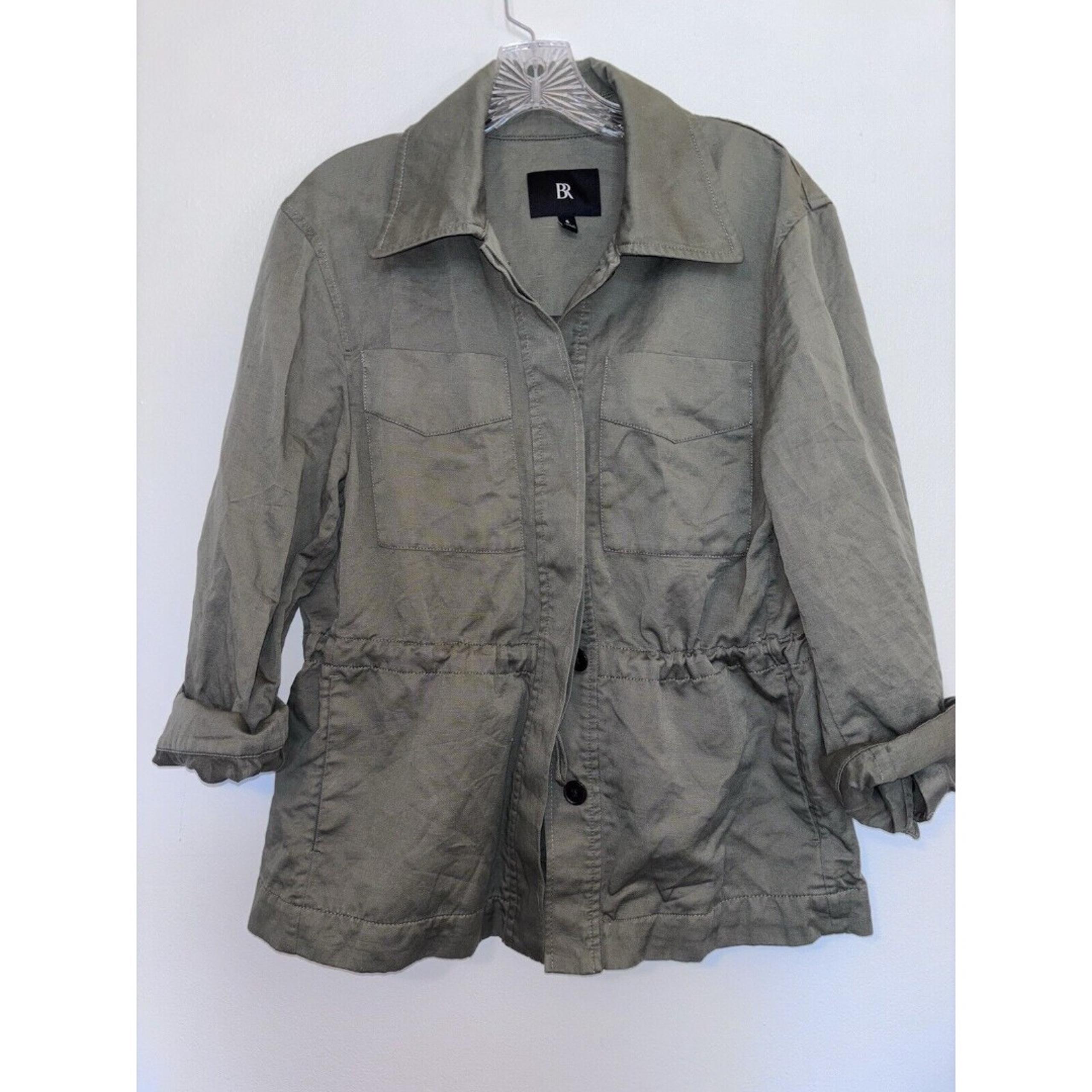Banana Republic Military Jacket Women’s Small Olive Green