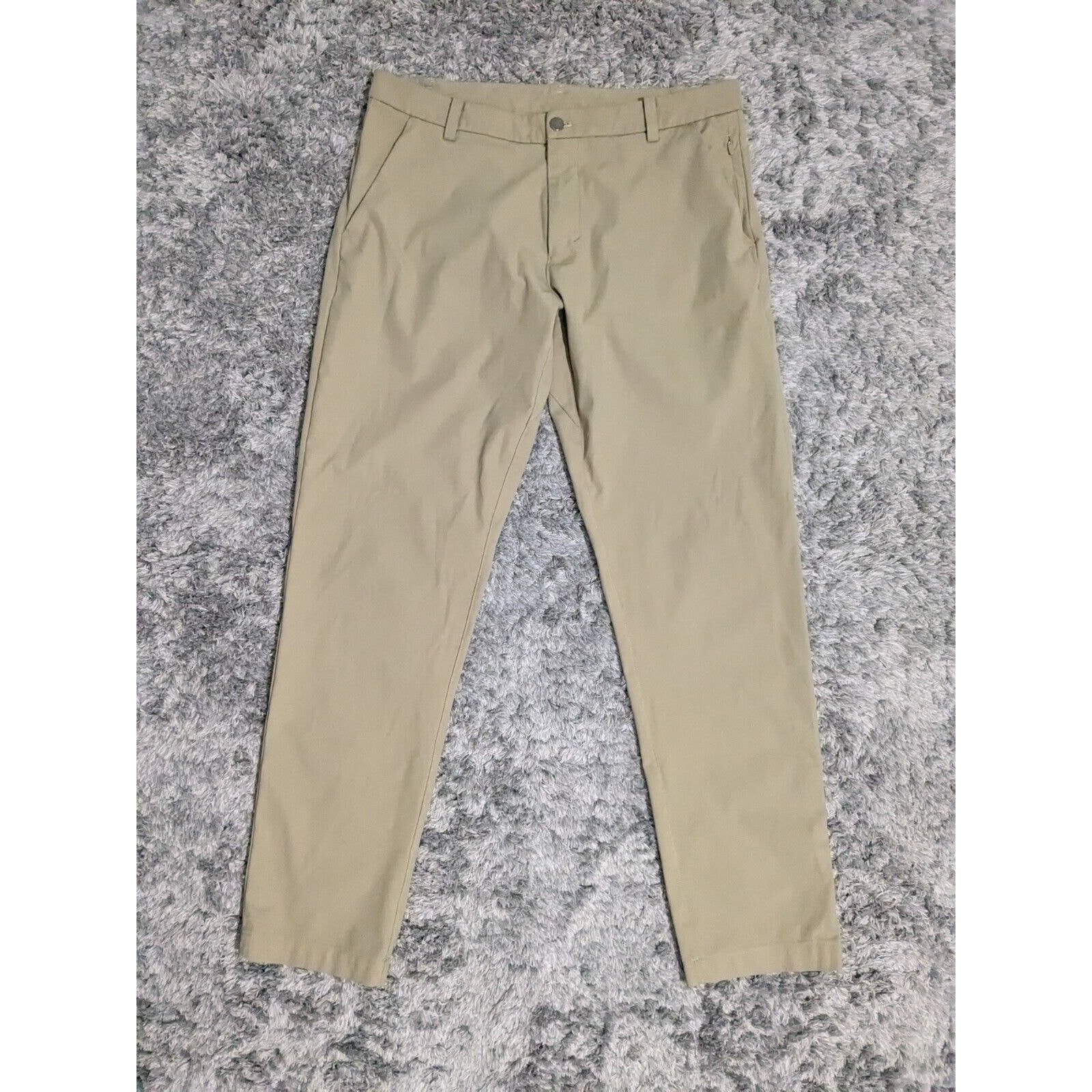 Lululemon Commission Pant Classic Mens Size 34x30.5 Beige
