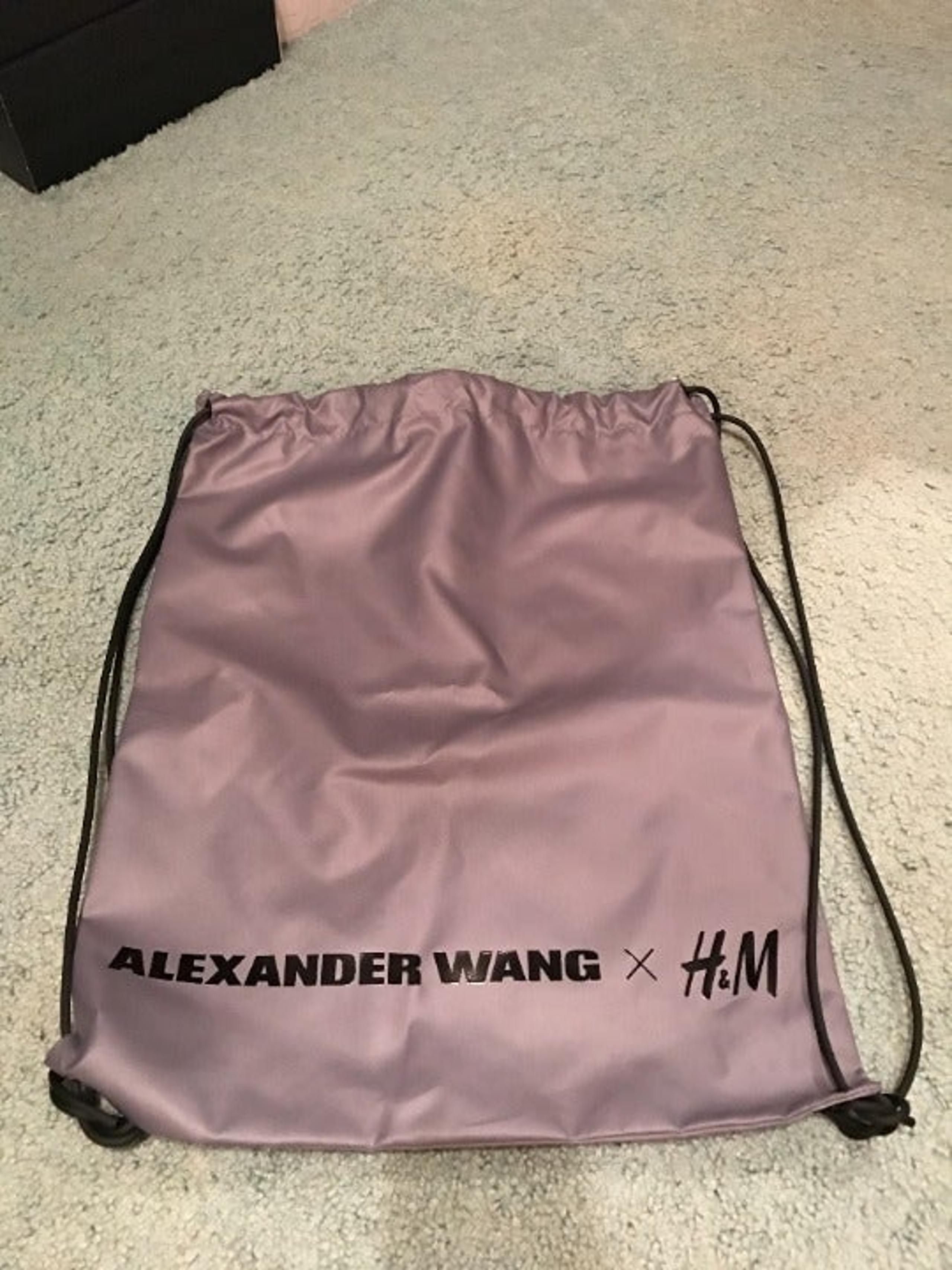 Alexander Wang x H&M Grey Backpack - NEW