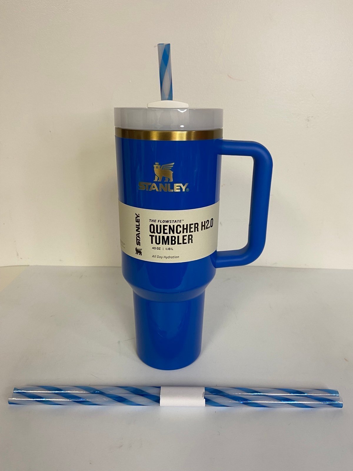 Stanley 40 oz Arctic Blue Twist Flowstate Tumbler