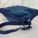 Herschel Denim Color Fanny Pack Adjustable Strap 2 Zipper Pockets Keyring Travel