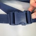 Herschel Denim Color Fanny Pack Adjustable Strap 2 Zipper Pockets Keyring Travel