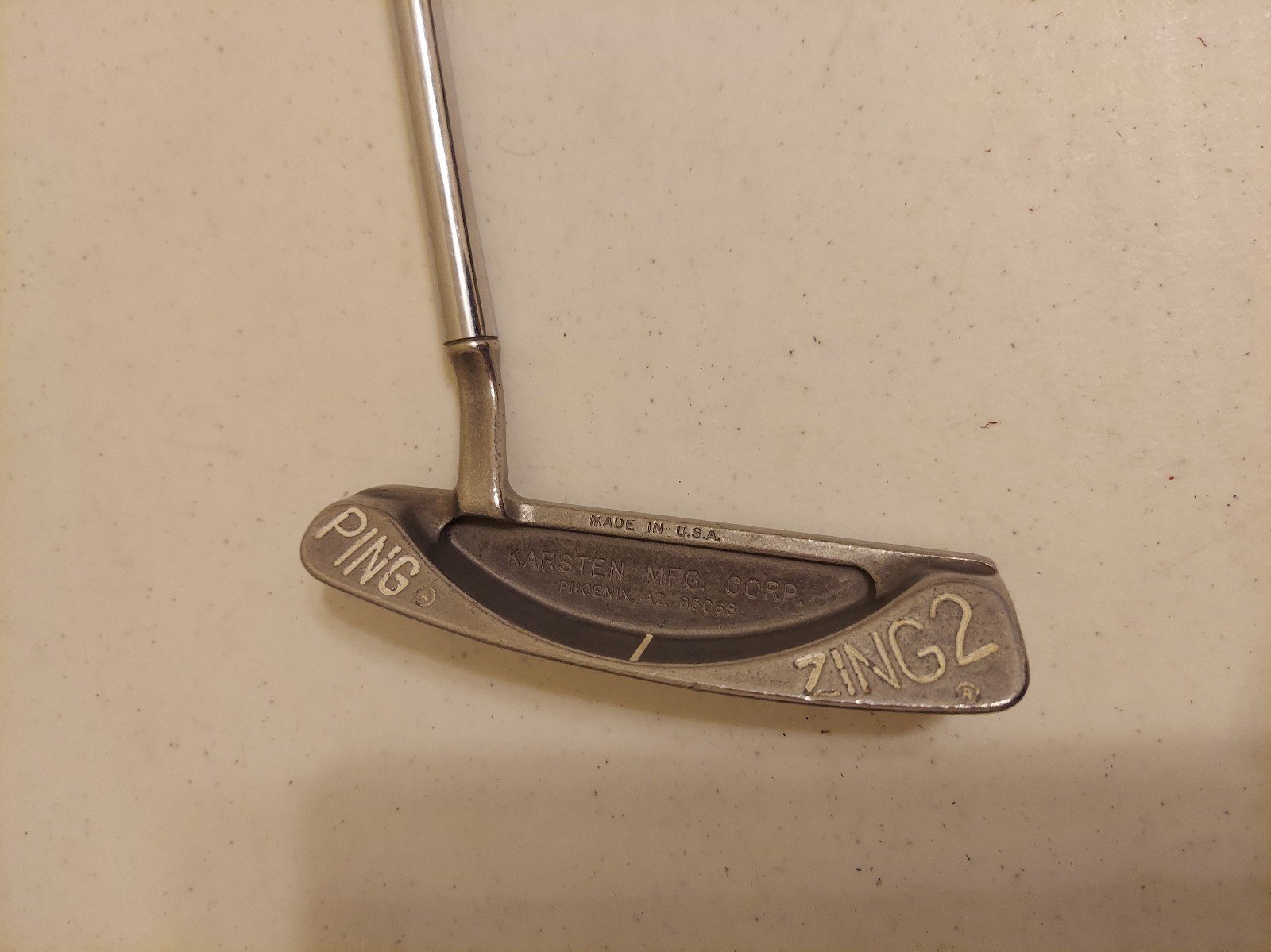 PING ZING 2 PUTTER WITH NEW WINN GRIP