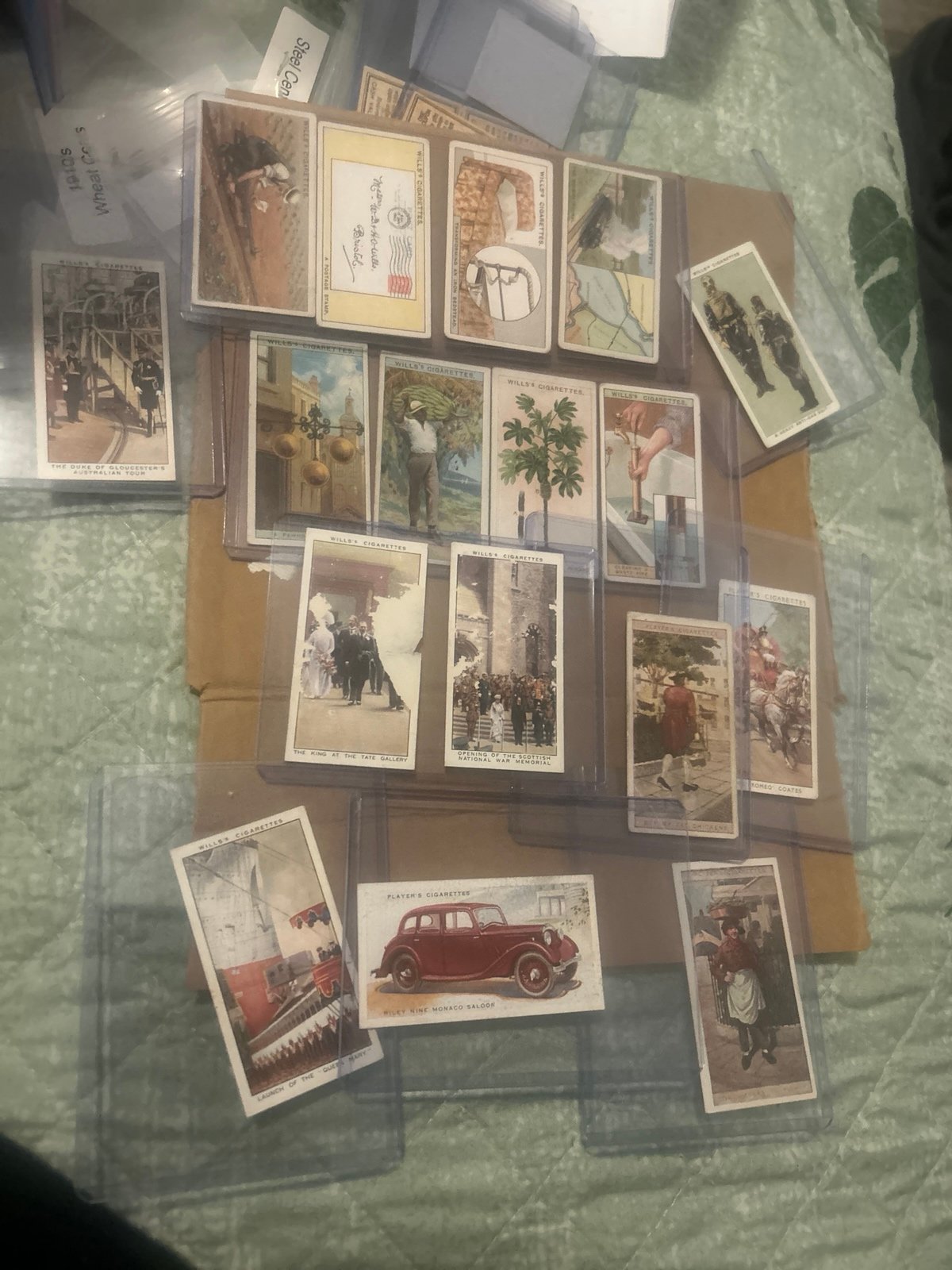 Vintage tobacco cards