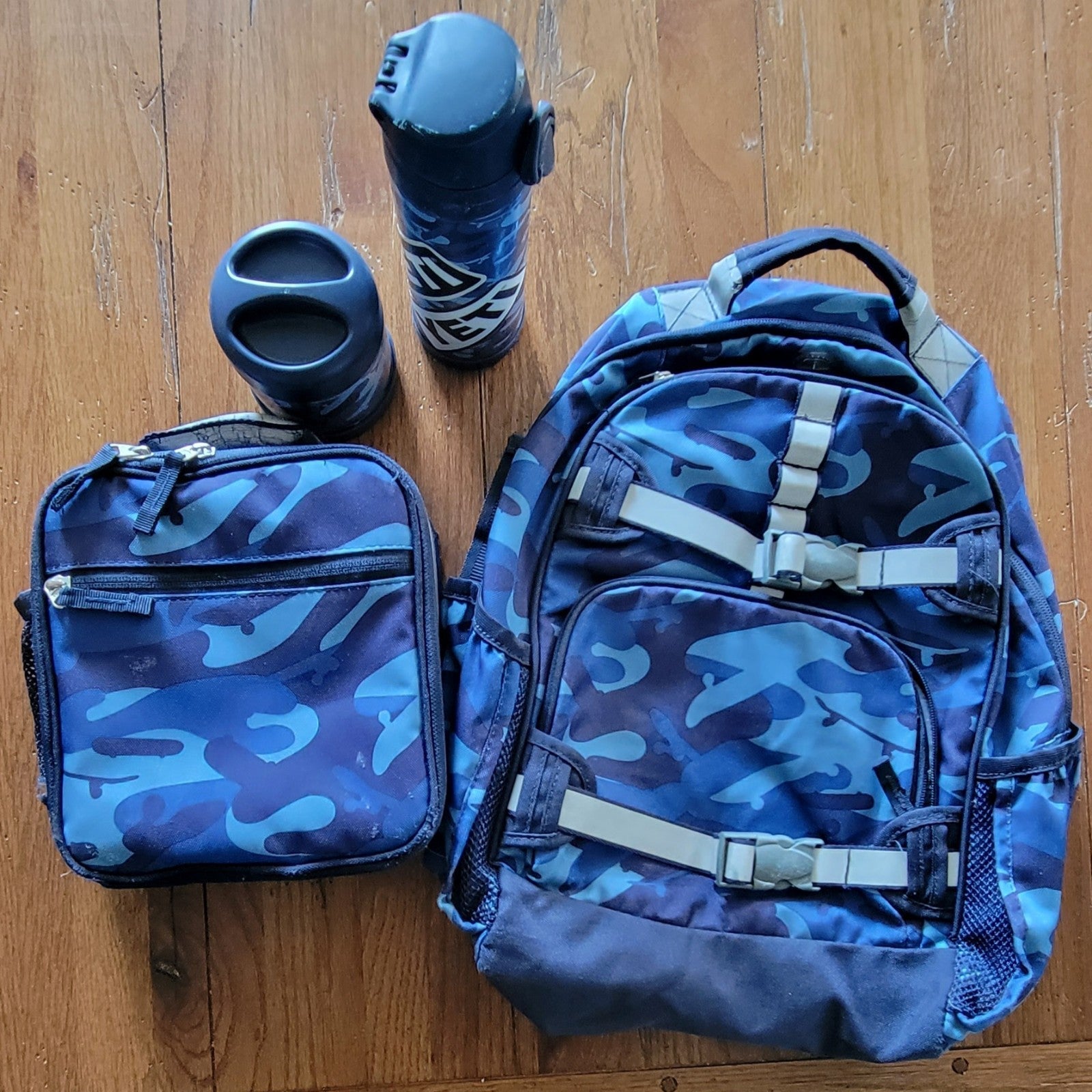 Pottery Barn Kids Mackenzie Skateboard Camo Backpack