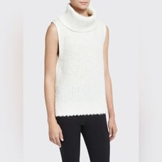 Rag & Bone Adele Sleeveless Turtleneck Sweater Wool Blend XS