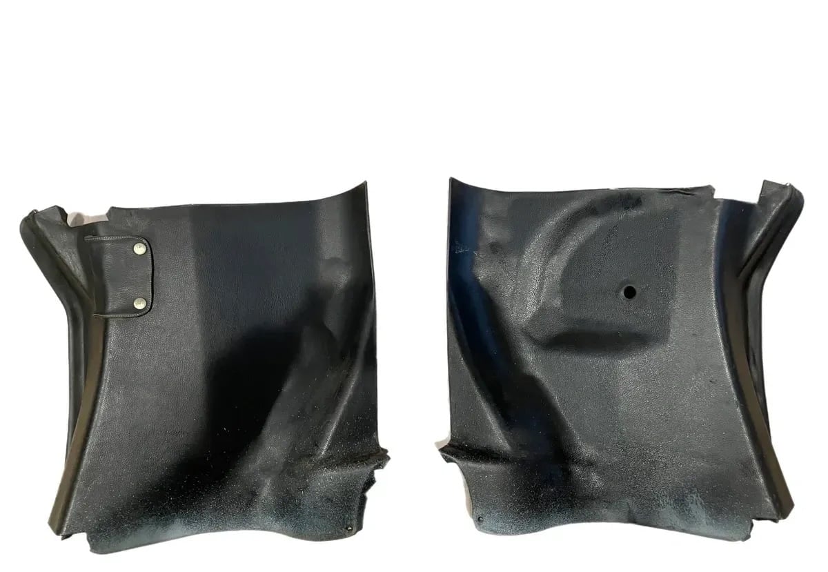 Mercedes-Benz Interior Rear Back Pillar Cover Set Black R107 380SL 450SL 560SL O