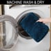 Bathroom Rug Non Slip Bath Mat for Bathroom Water Absorber 16 x 24, Navy